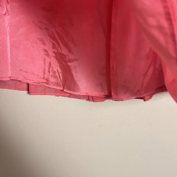 Banana Republic Bubblegum Pink Mini Skirt Size 0 Barbiecore Girlhoodcore Ballet - Picture 4 of 13